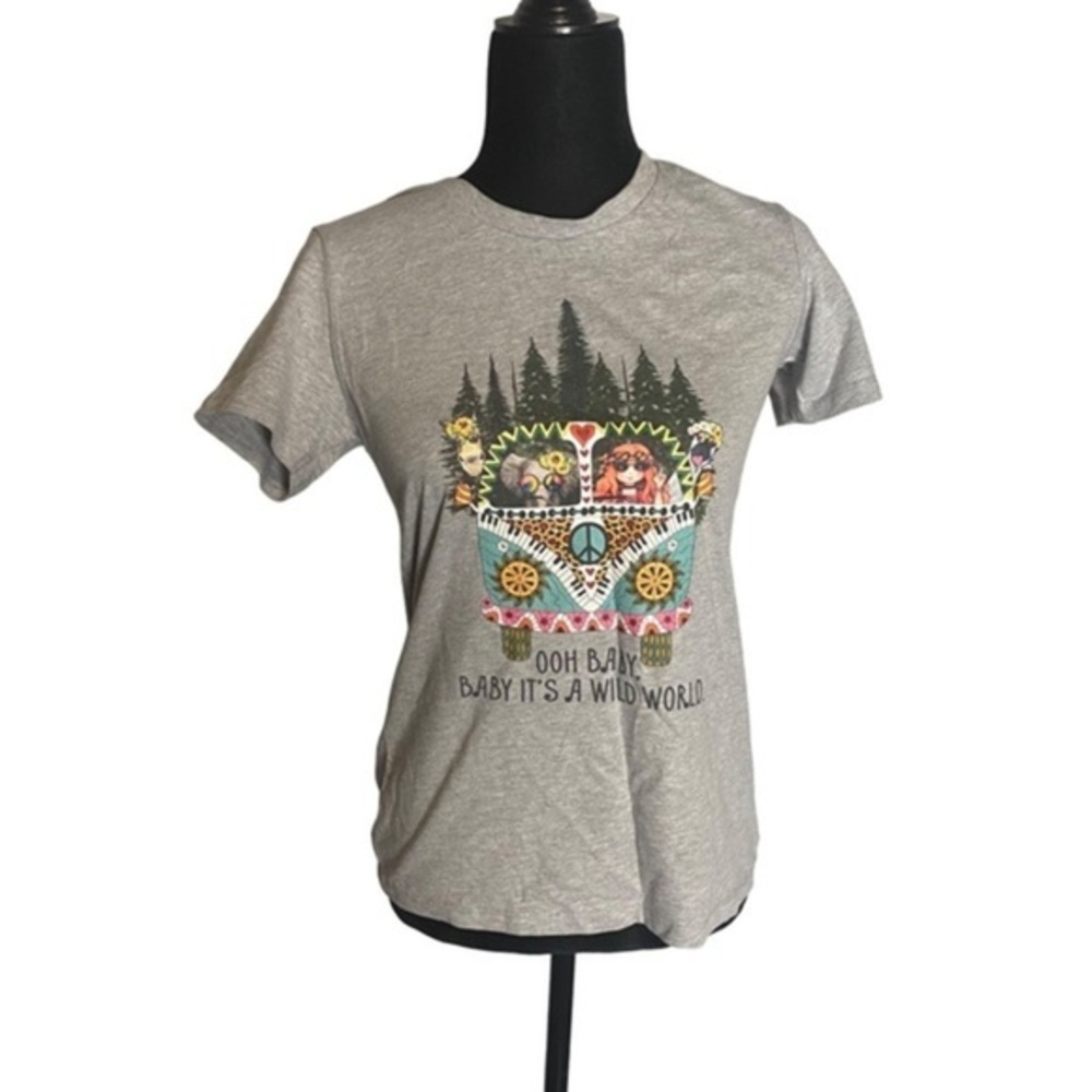 Next Level‎ Apparel Women’s Heather Grey Boyfriend T-Shirt Size M